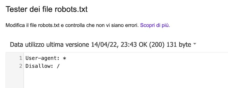 fichier robots.txt interdit
