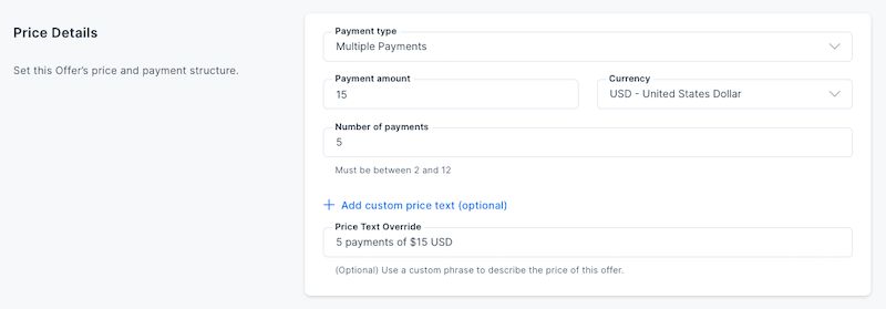 paiement à tempérament kajabi