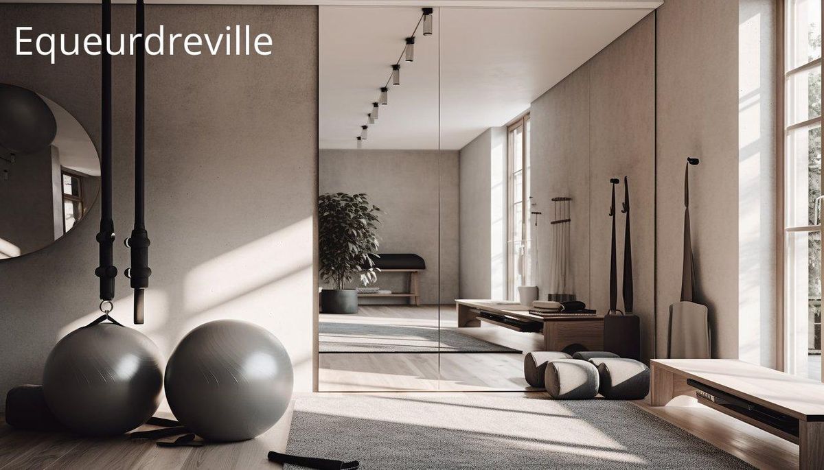 Créez un espace fitness à la maison: minimaliste et lumineux pour stimuler votre routine.