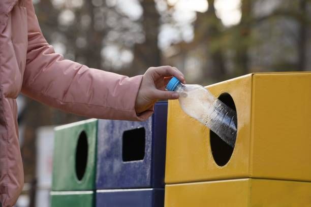 mobilier public poubelle tri sélectif recyclage