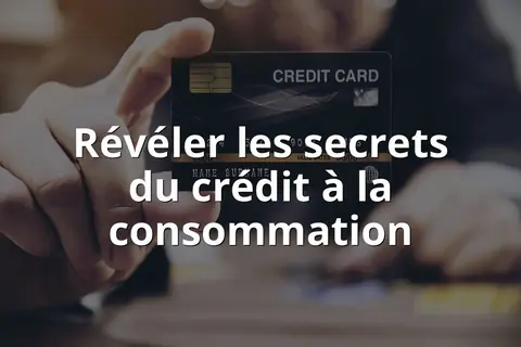 Révéler les secrets du crédit à la consommation